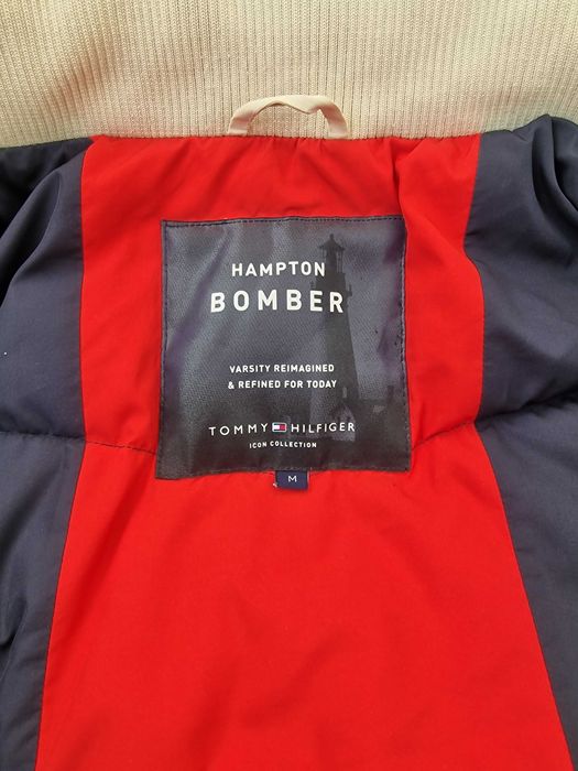 Geacă Tommy Hilfiger hampton bomber jacket goose down puf gâscă