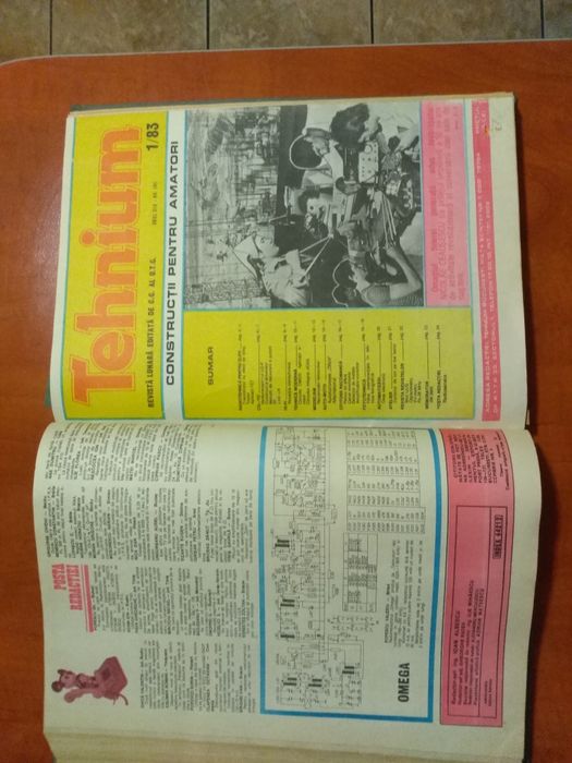 Revista Tehnium legată 1982-1984