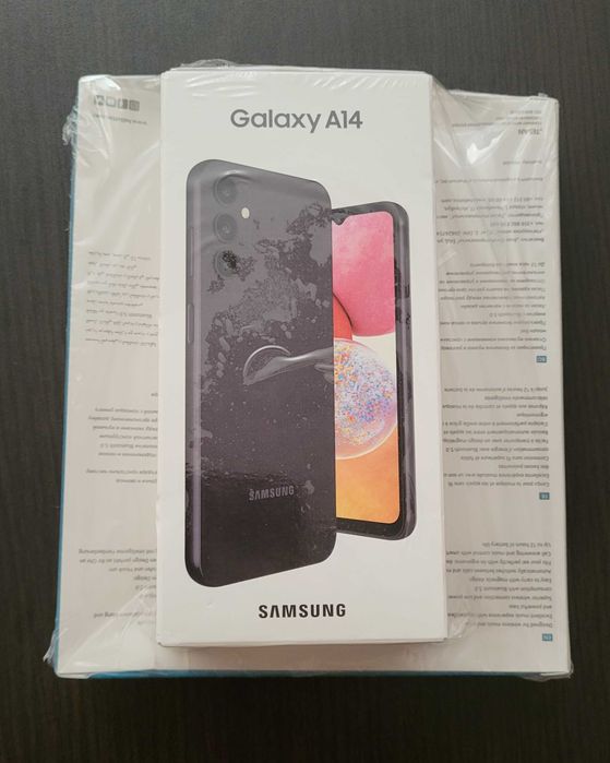Samsung Galaxy A14, НЕРАЗПЕЧАТАН, Гаранция, Подарък слушалки
