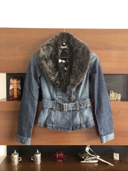 Ново дънково яке с отделяща се яка Guess Jeans