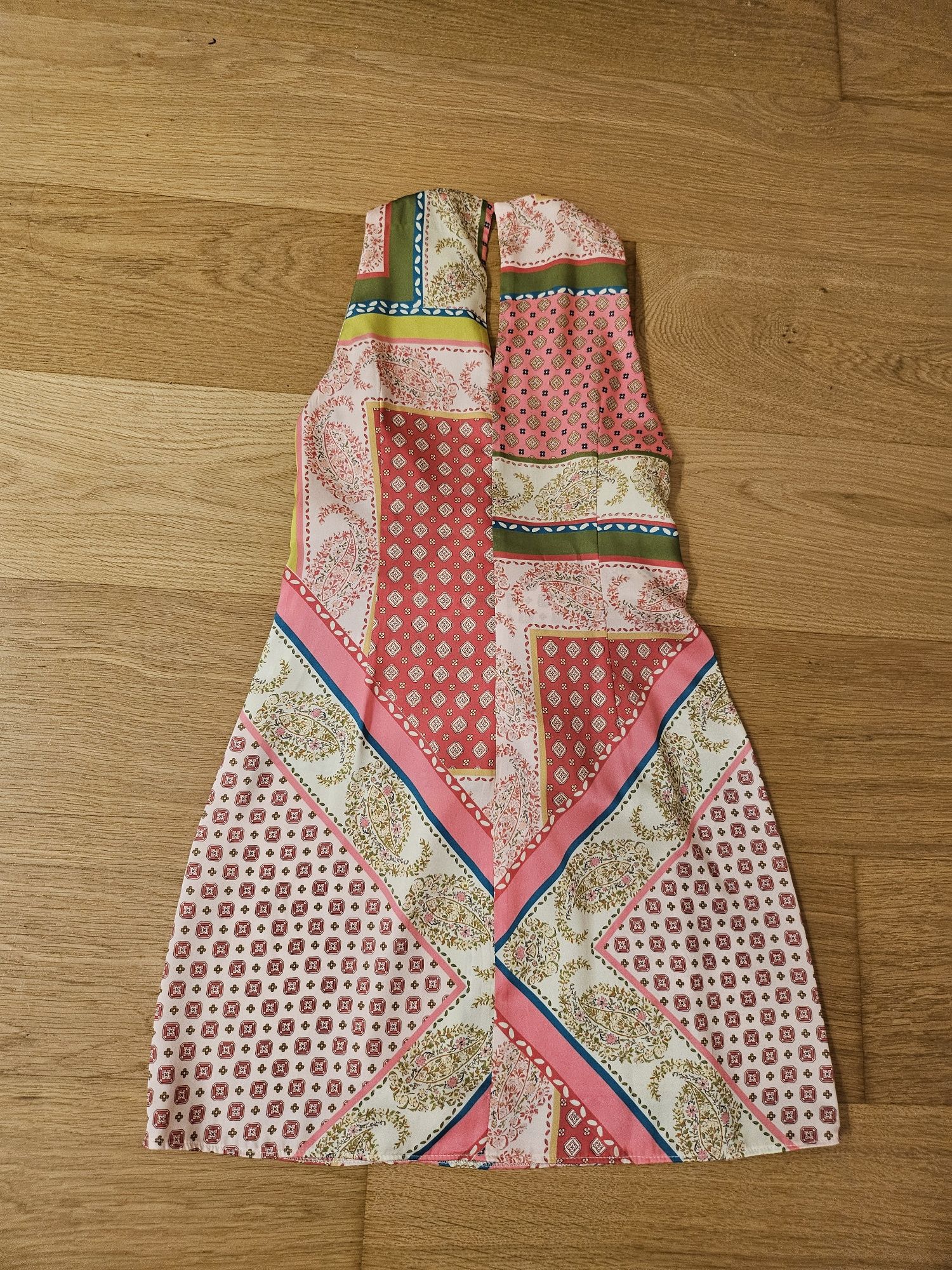 ZARA Viral Dress сатен S