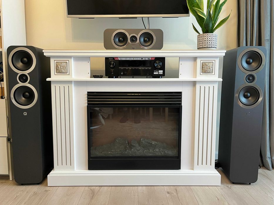 Pachet Boxe Q Acoustics 3050i + Receiver Denon AVR-X1700H