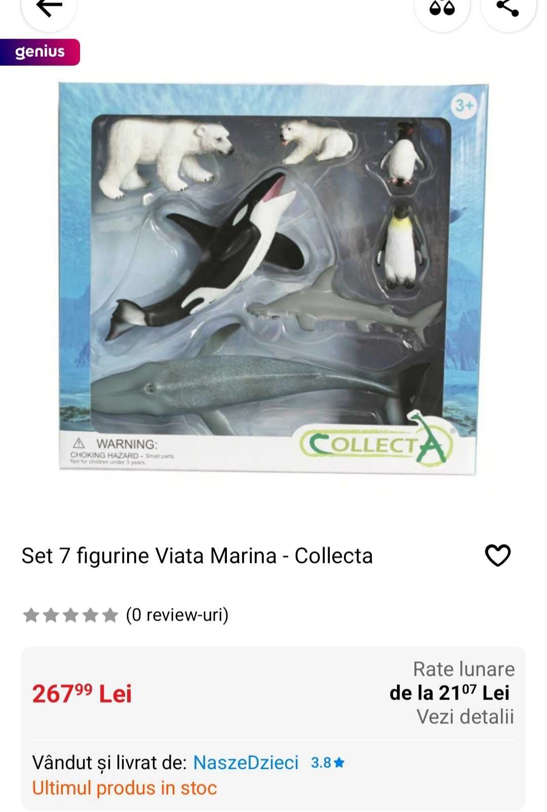 Vand figurine marine/arctice Collecta