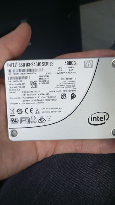 Ssd 480 срочно продам