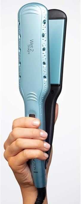 Преса за коса Remington Wet2Straight S7350, Широки плочи, Керамича