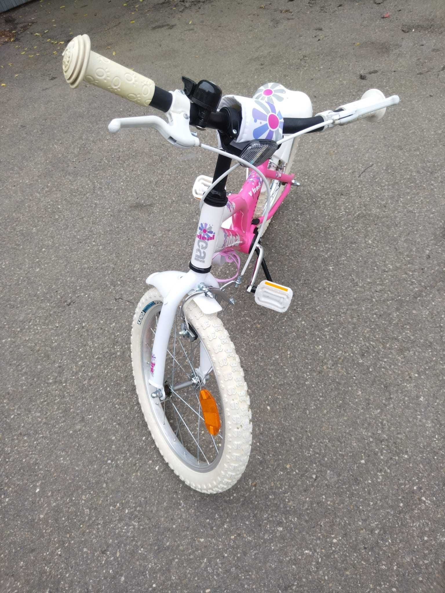 Bicicleta roz 5-8 ani - 18 inch