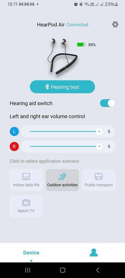 HearPod Air Bluetooth шумопотискащо устройство, слухов апарат