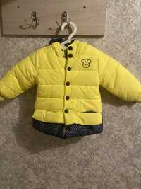 Куртка теплая зимняя НОВАЯ на ребенка до 3- х лет