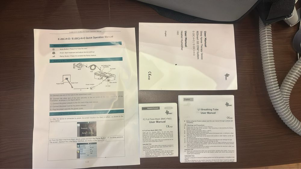 CPAP апарат за сънна апнея BMC RESmart GII (E-20C-H-O)
