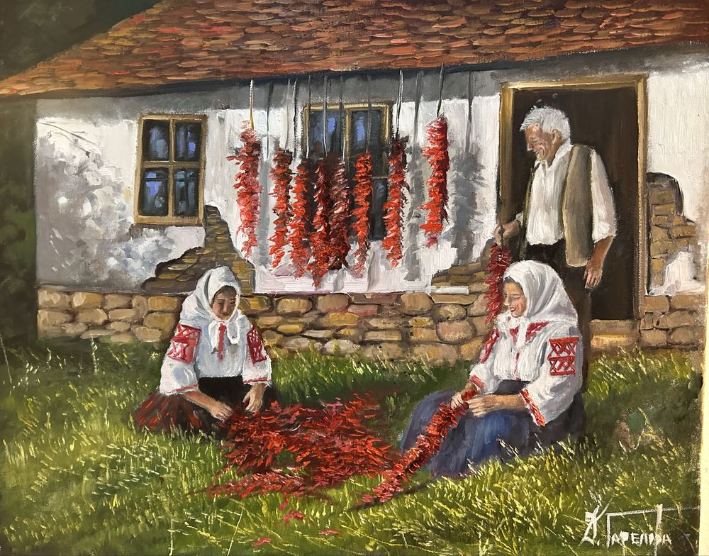 Картини с маслени бои.