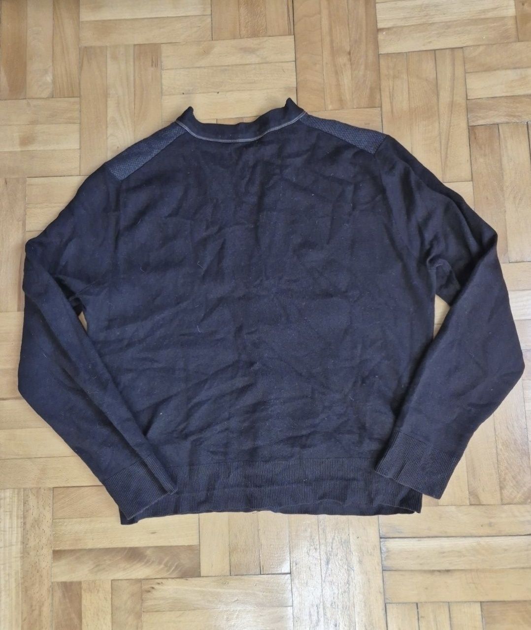 Pulover Cardigan gros de lux, Ermenegildo Zegna, Barbati, Lână- 48 / S