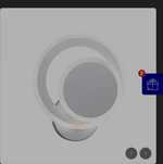 Aplica led 16w 2 intensitati, 3 culori- alba,, calda,  mix