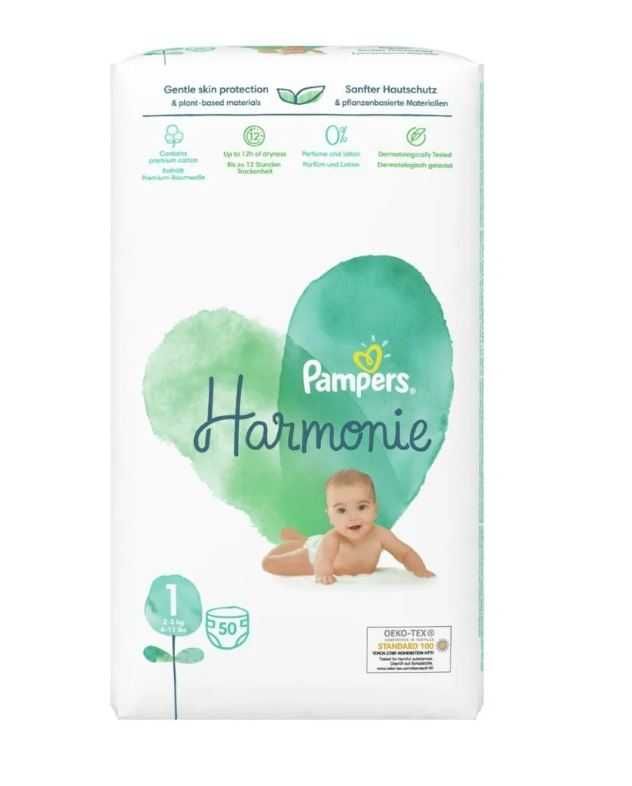 Пелени PAMPERS HARMONIE - размери 1, 2, 3 и 4