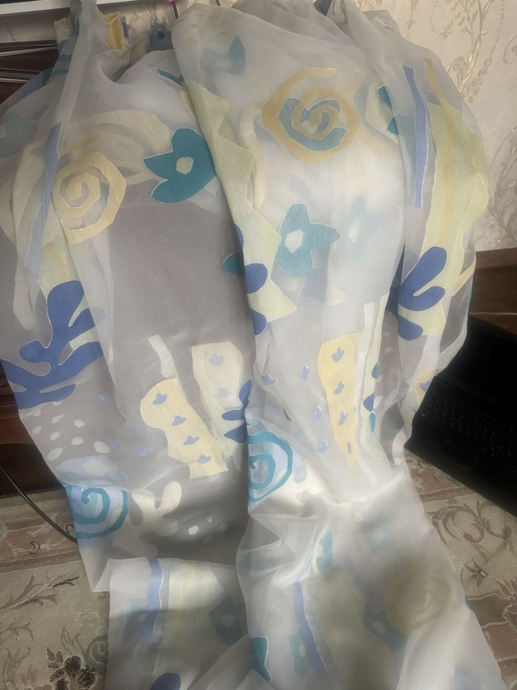 Продам Тюль с льняным рисунком