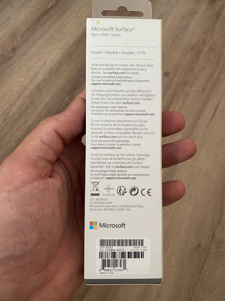 Нов! Стилус Microsoft Surface Pen V4 - MS-EYV-00002