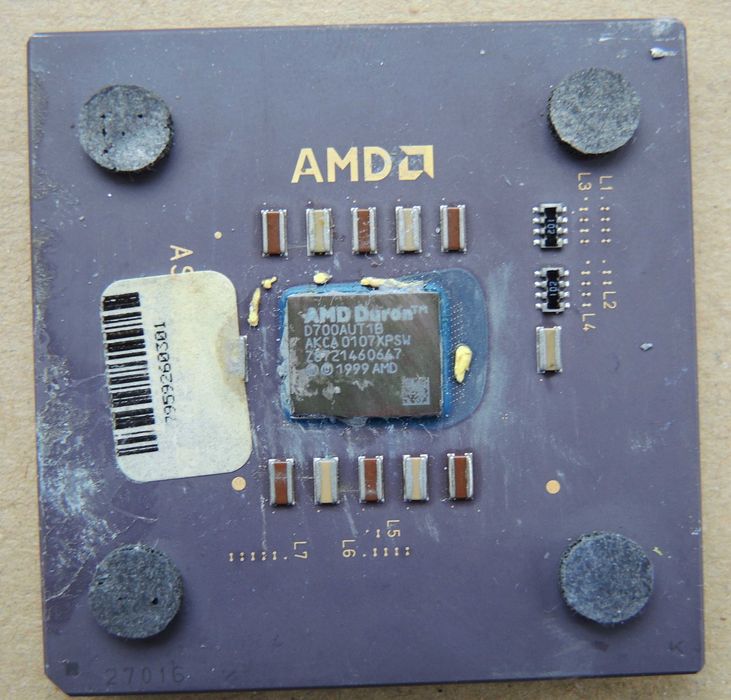 AMD Duron 700MHz D700AUT1B Socket 462/A Testat