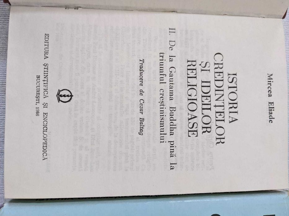Istoria ideilor și credințelor religioase-George Calinescu-4 volume