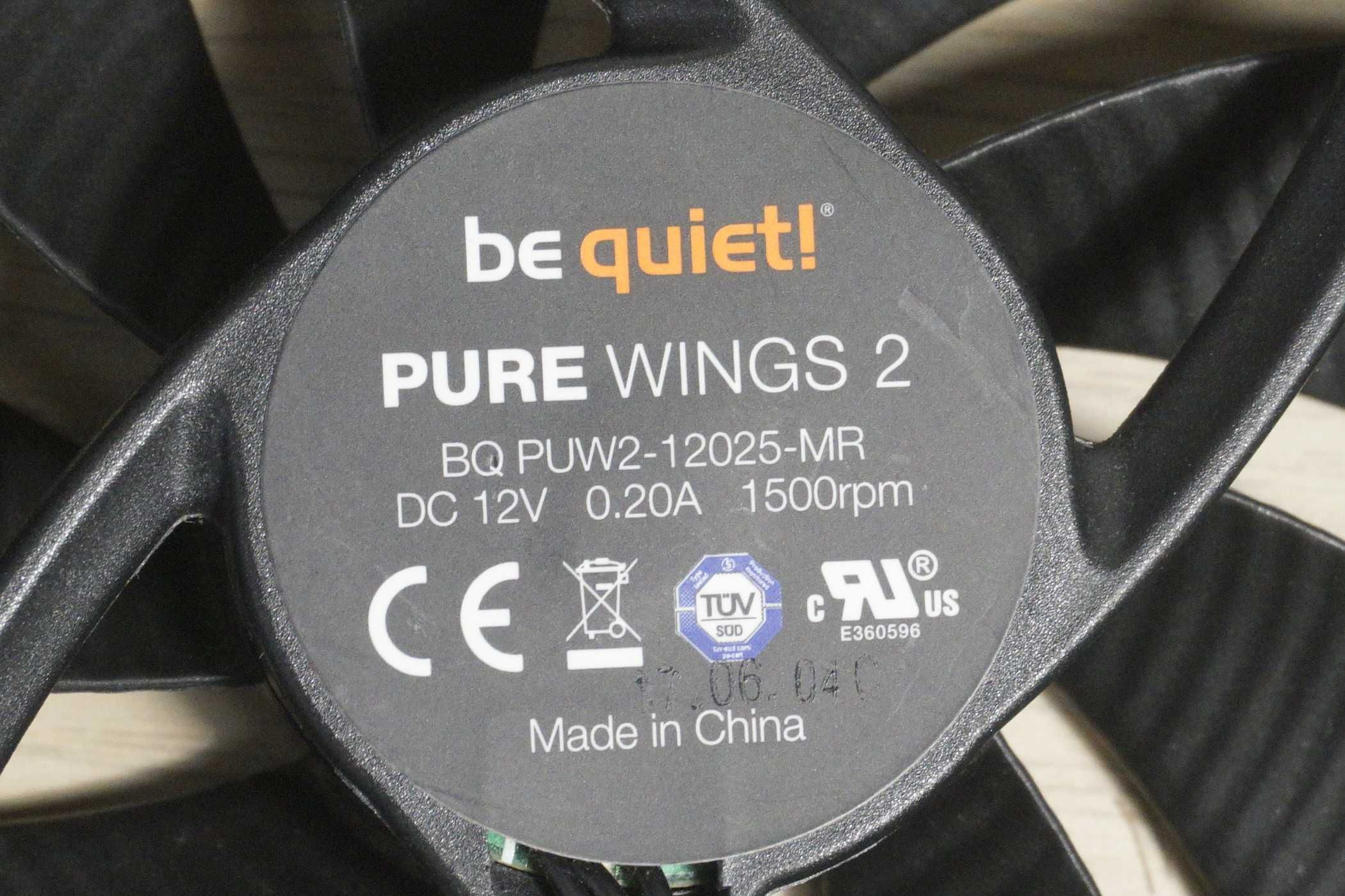 Вентилатор Be Quiet Pure Wings 2 120mm или 140mm / 3pin (вкл ДДС)