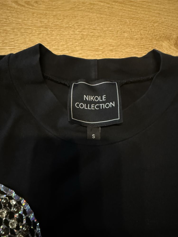Черна тенискс Nicole Collection