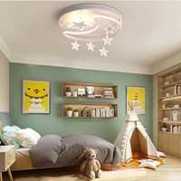 Креативна LED таванна лампа за детска стая, желязо, акрил дистанционн