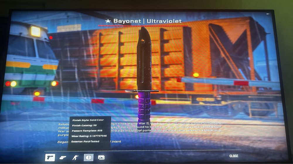 Продам скин Штык Нож Banyonet Cs2