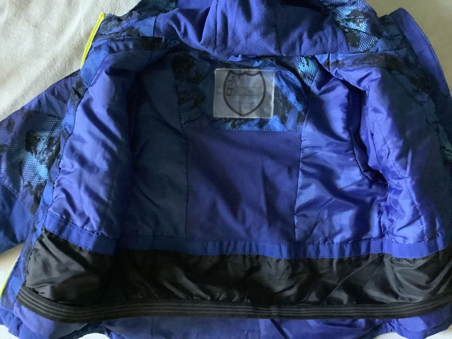 Детски ски яке, гащеризон и ръкавици от Декатлон (89-95см) + ботуши