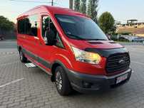 Ford Transit H2L3 8+1 ,2.2D,170PS Clima dubla, cu CIV si nr. Rosii