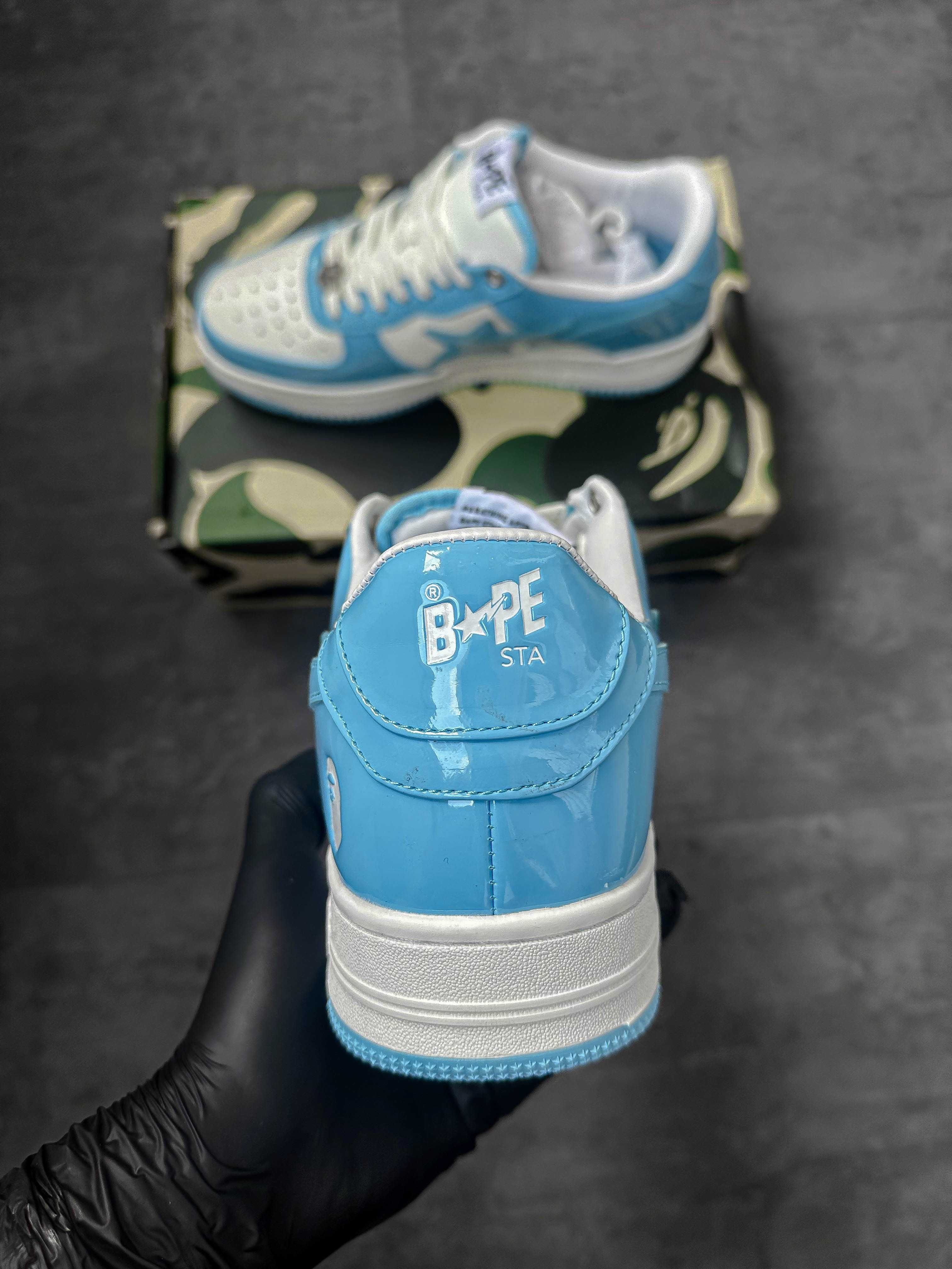 Bapesta Bape Baby Blue Airforce – Чисто нови