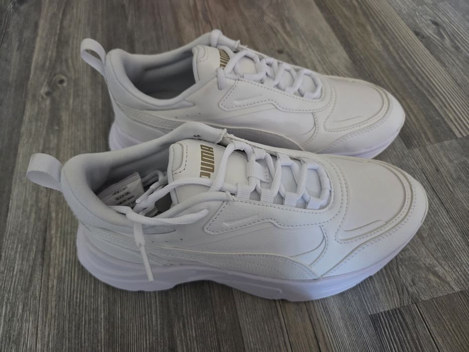 PUMA Cassia SL дамски обувки puma white/puma team gold -размер 37,5