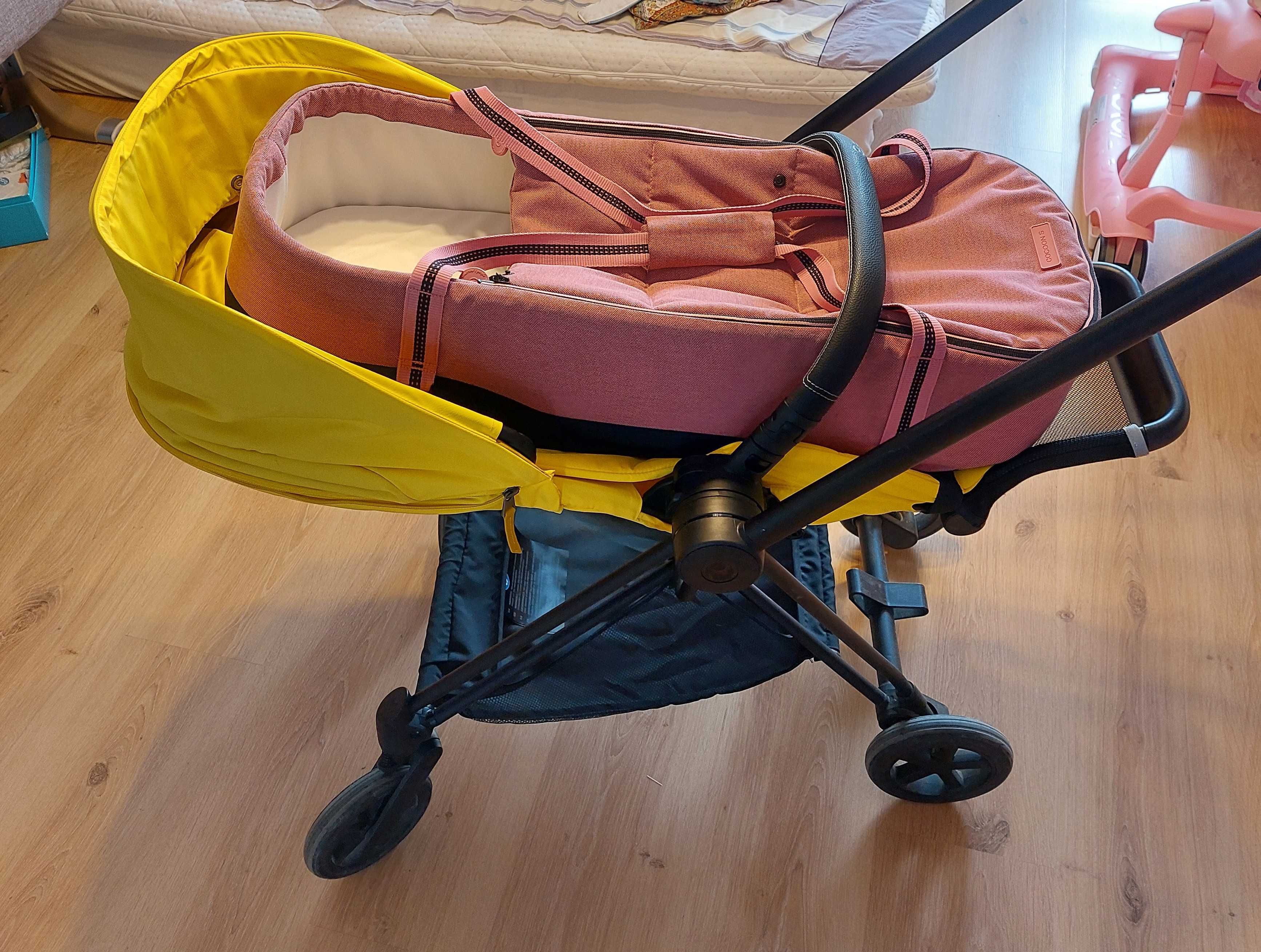 Лек кош за новородено Cybex Cocoon S Pink