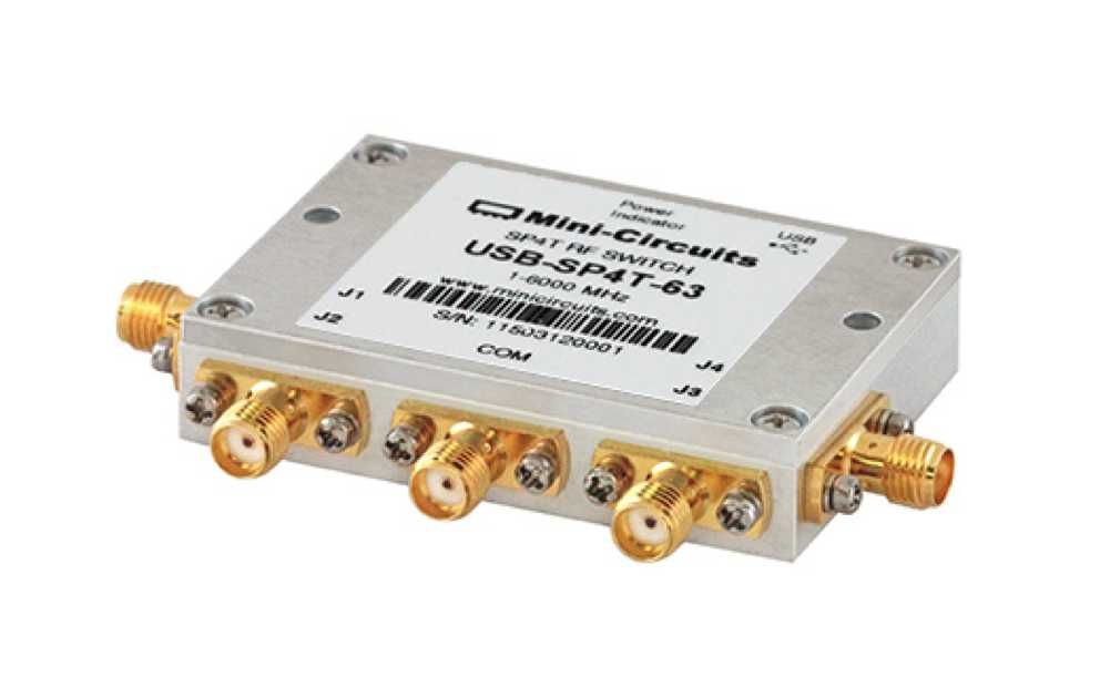 RF Коммутатор Mini-Circuits USB-SP4T-63 (от 1  до 6000 MHz) (Новый!)