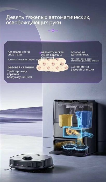 Робот-пылесос Midea V12, 5200