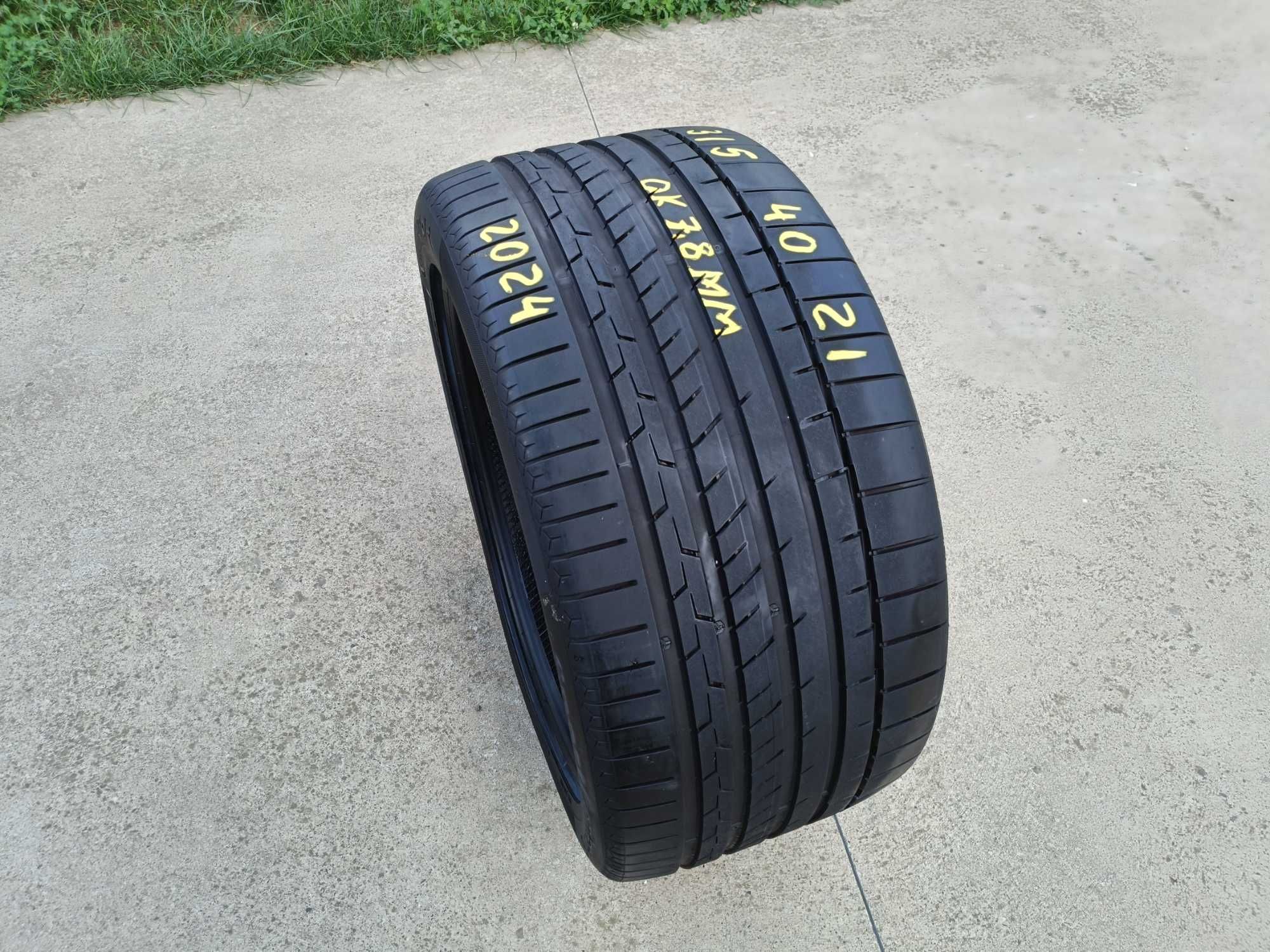 O anvelopa de vara 315 40 21 Continental SportContact 6 cu 7,8 mm 2024