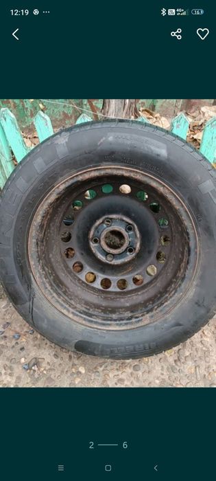 Roată, jantă+anvelopă 196 65 R15