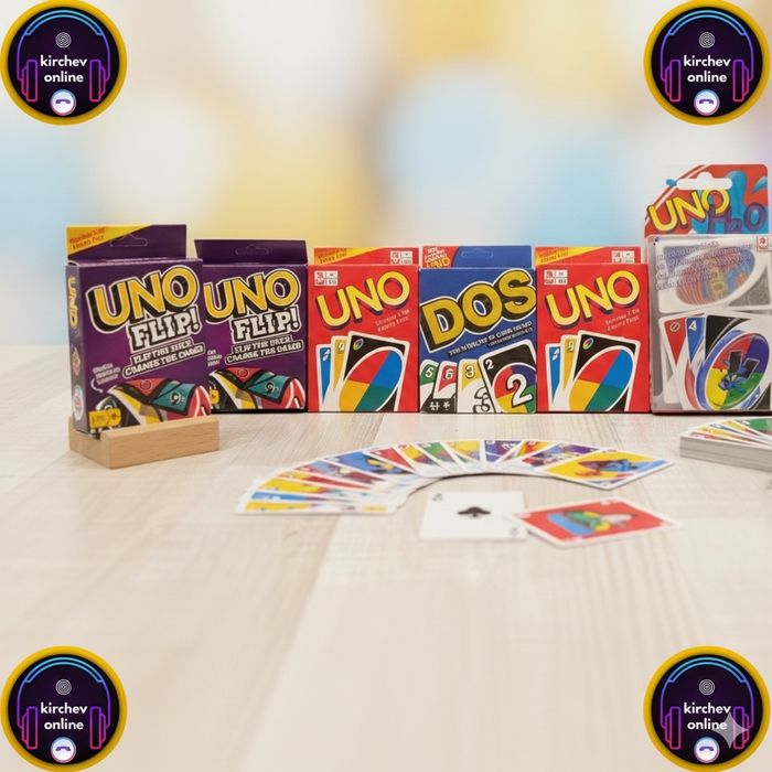 Подарък! Уно карти различни видове uno cards flip uno dos