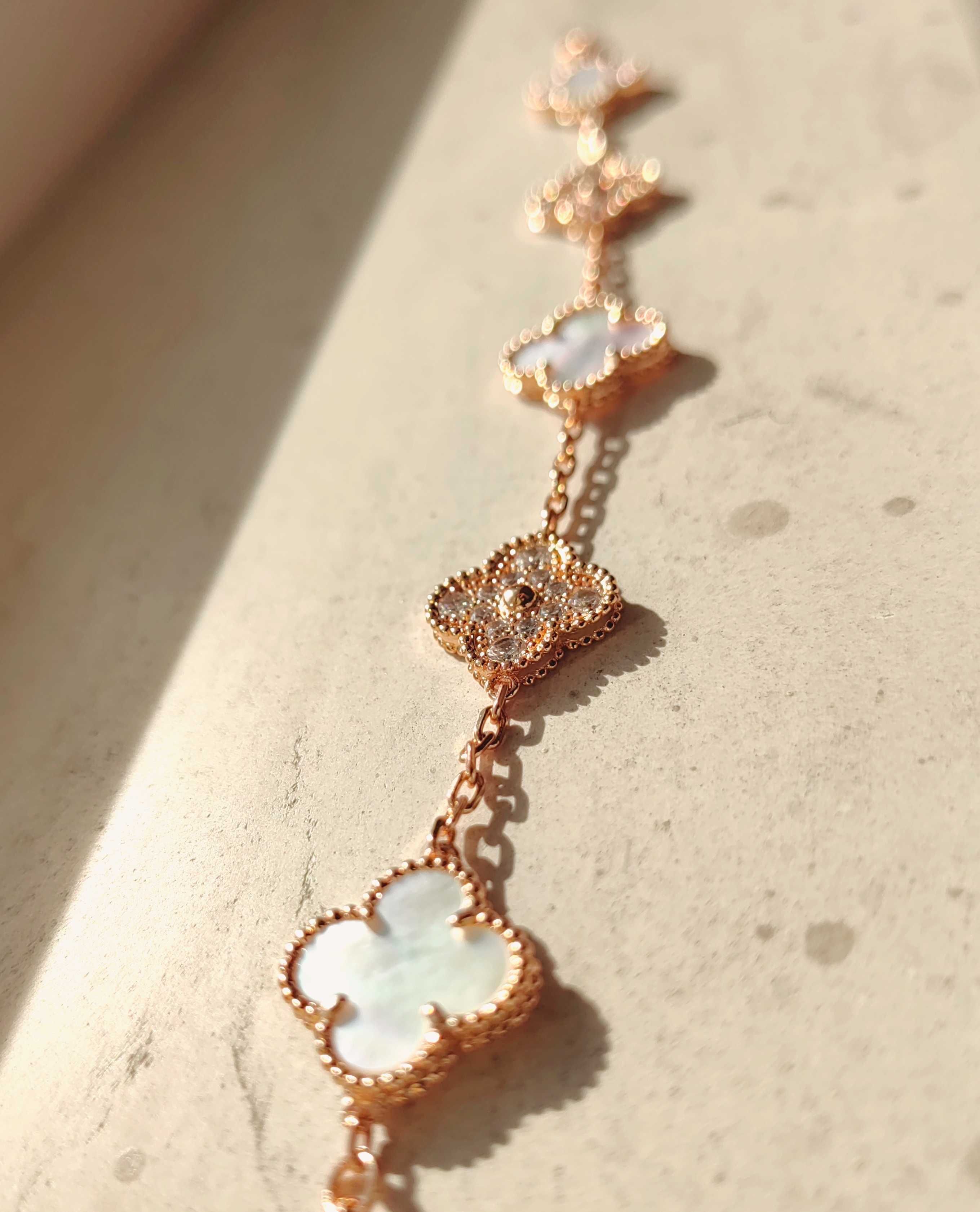 Дамска гривна с пет детелини - Van Cleef & Arpels - Vintage Alhambra