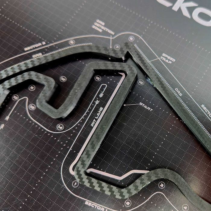 Yas Marina – Hartă 3D circuit Formula 1 Abu Dhabi GP • GPX Collection