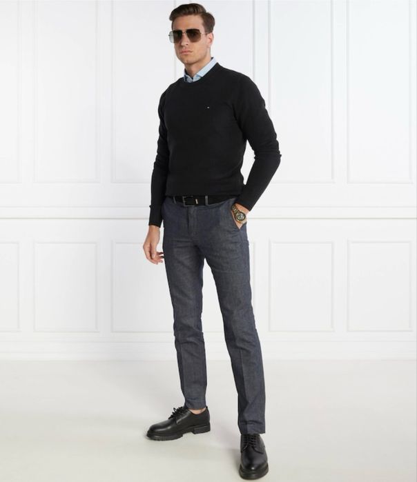 Pulover barbati, negru, M, Tommy Hilfiger