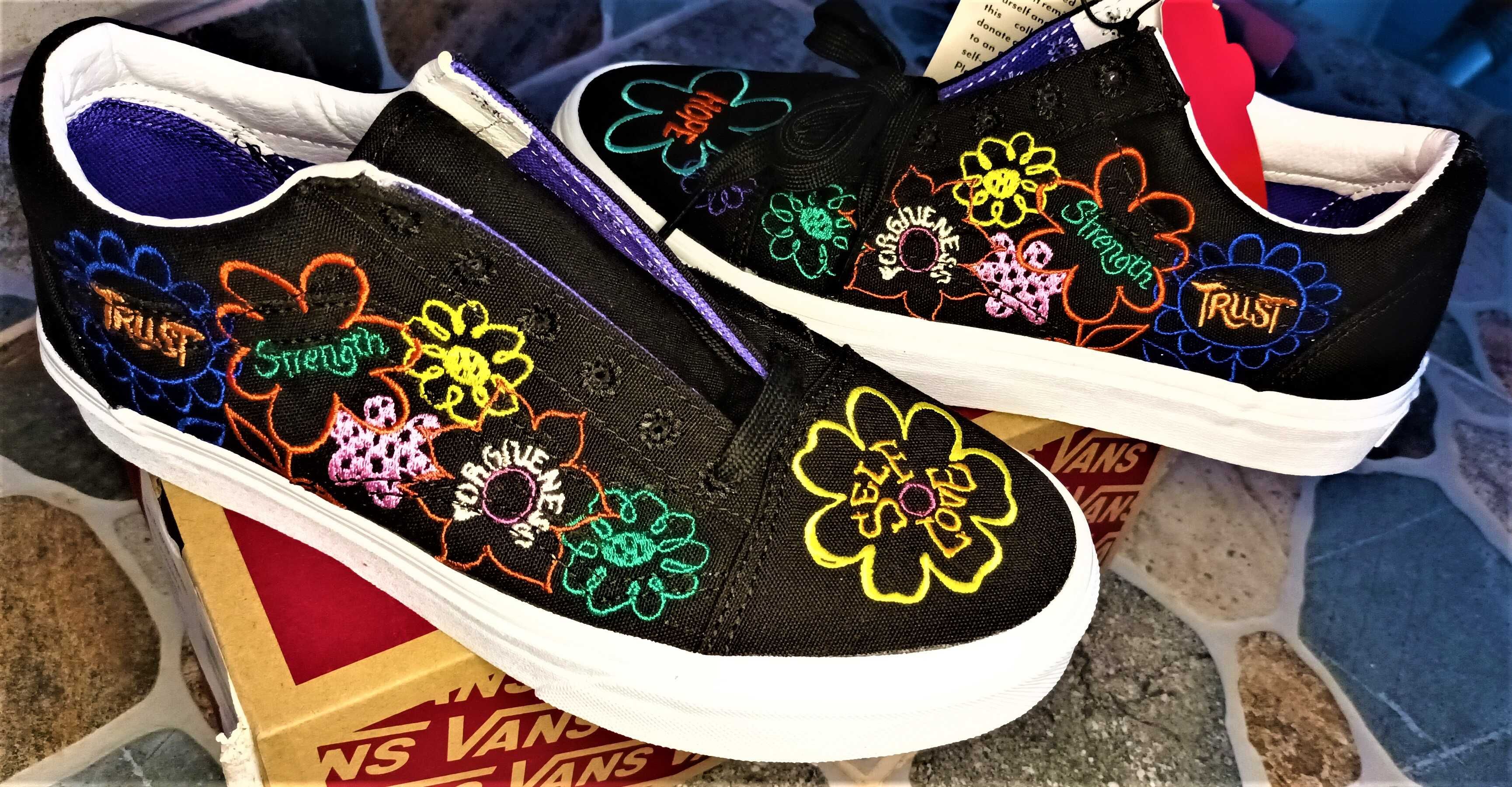 VANS, Teniși Old Skool, Negru Floral