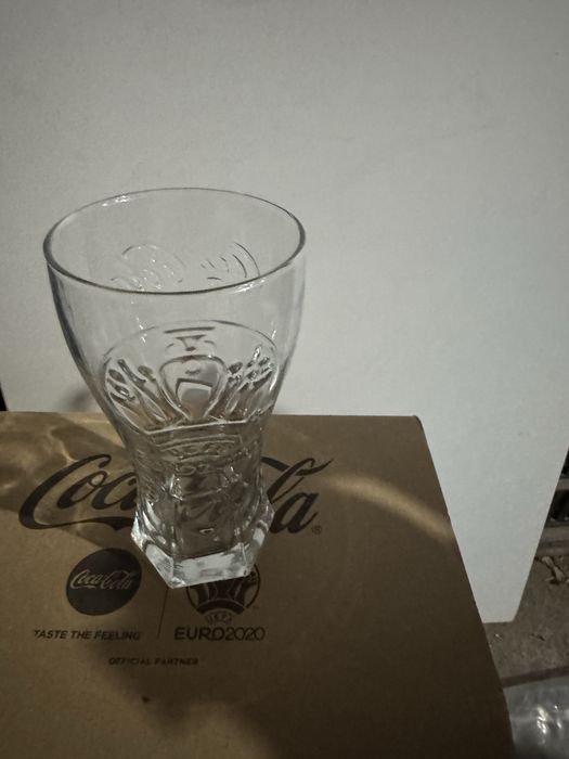 Стъклени чаши  Coca-cola Euro 2020