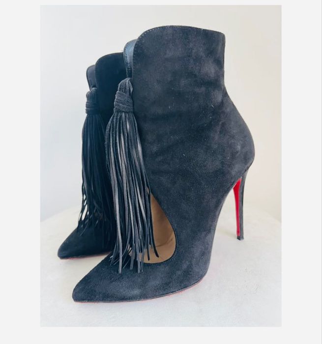 Ankle Boots Christian Louboutin 10cm, cu factura de achizitie