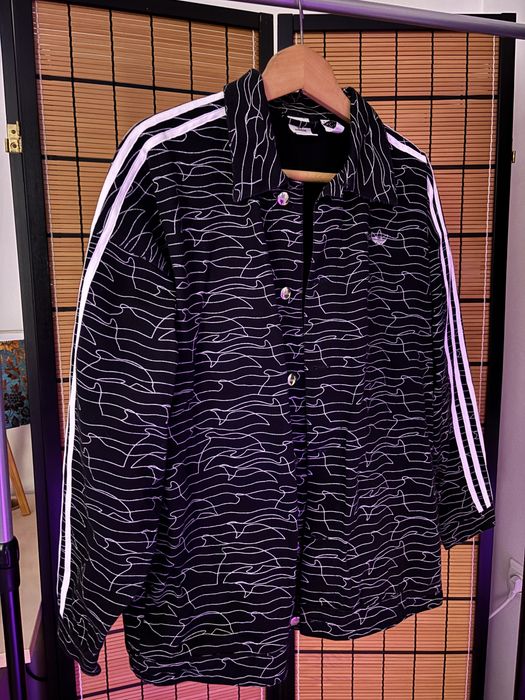 Преходно яке Adidas Dolphin Print
