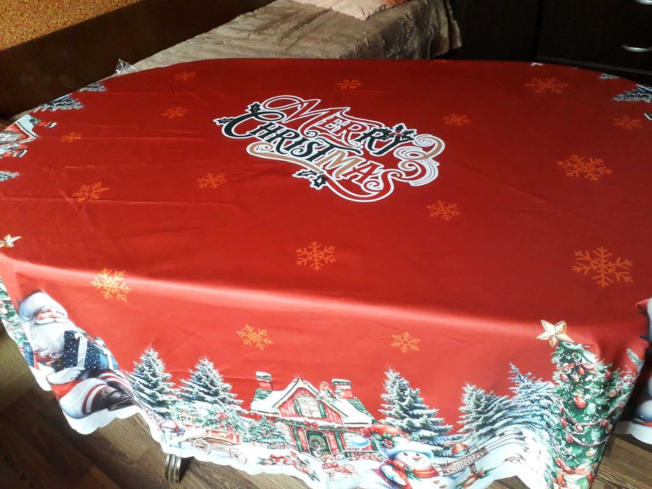 Празнична Коледна покривка