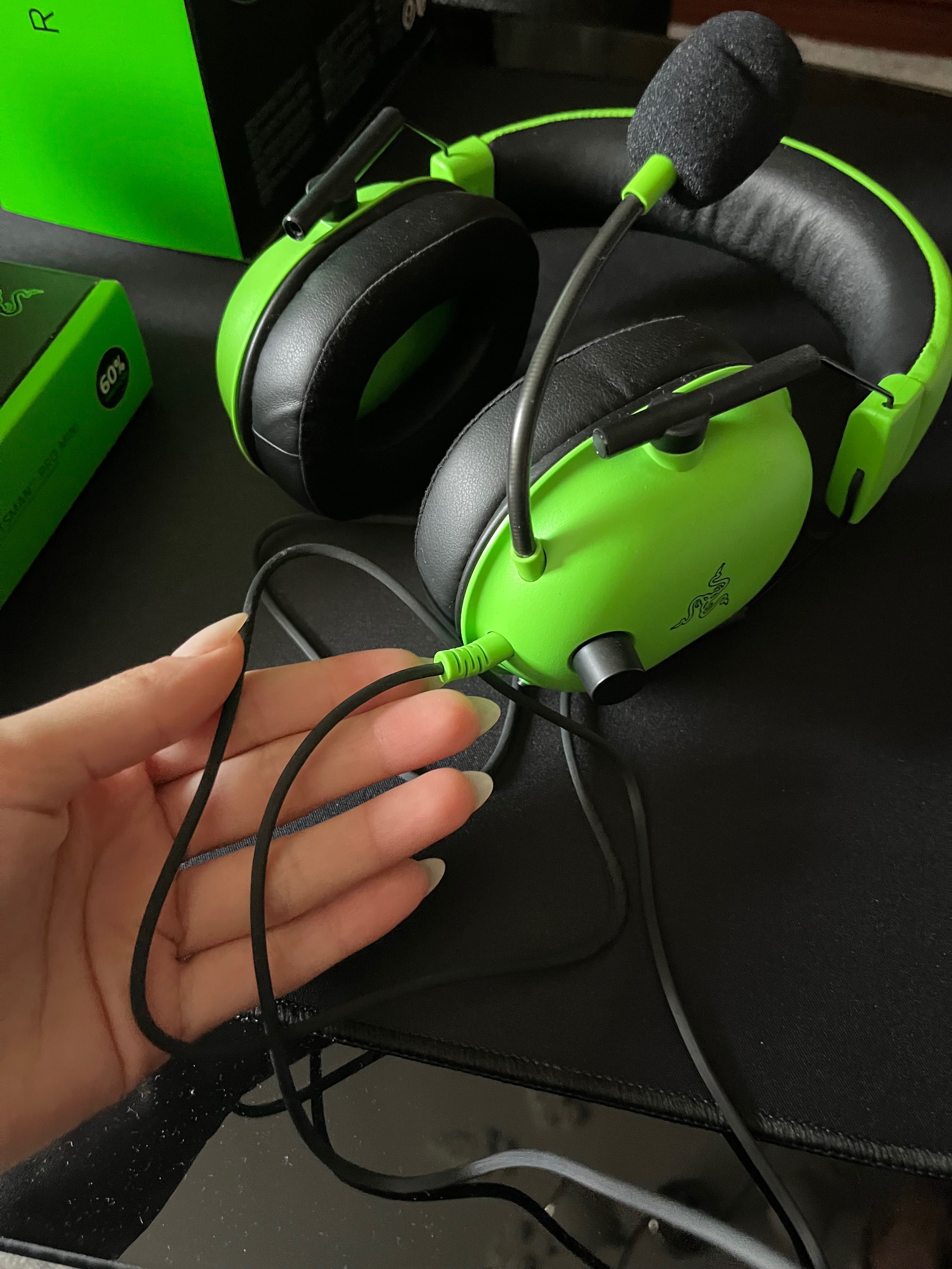 Razer blackshark v2 X Green