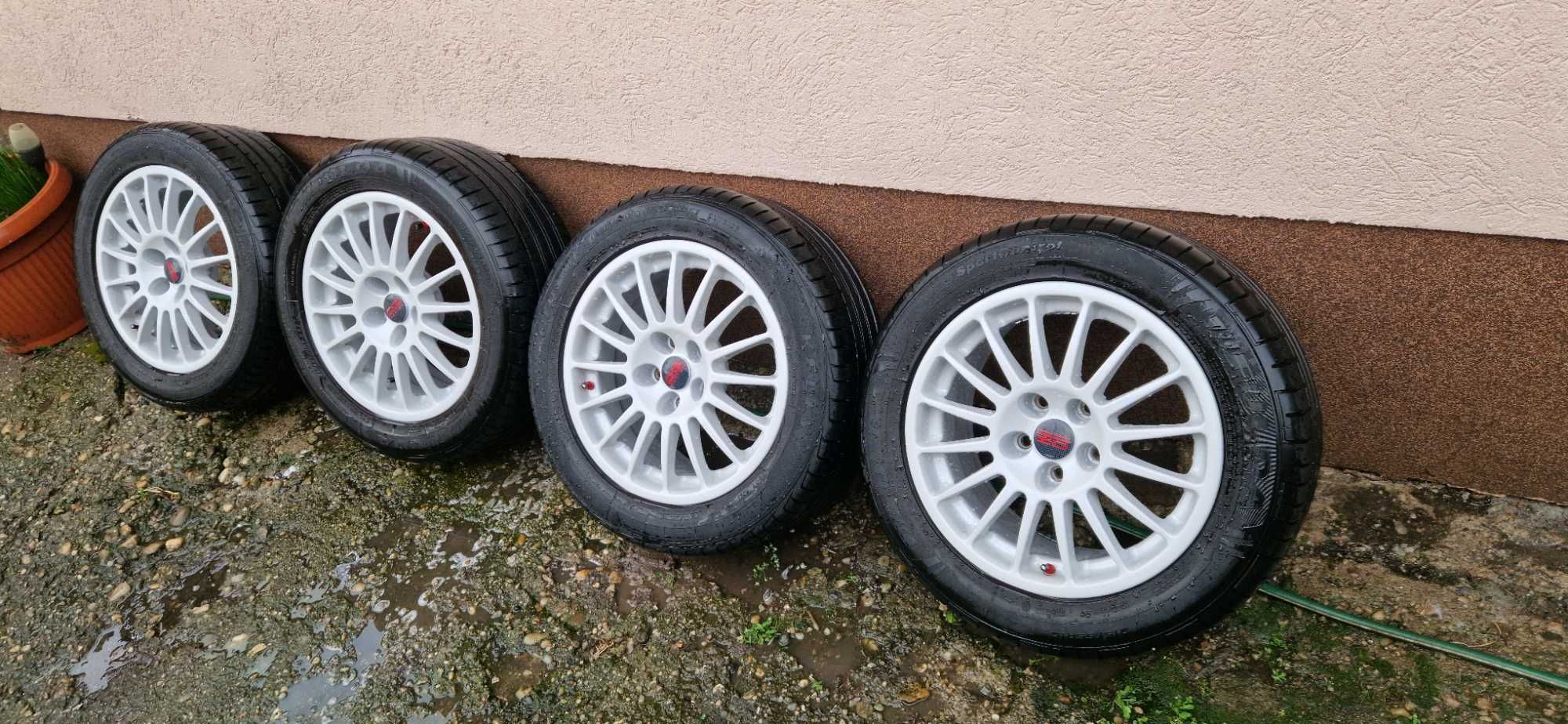 Jante Oz Racing 5x112 R 16 + Cauciucuri vara foarte bune