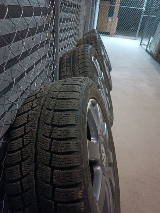 Jante Aliaj VW 16" cu anvelope iarnă Cordiant 205/55 R16