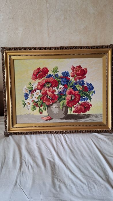 Големият гоблен" Маковете " с рамка.