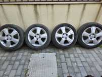 Jante aliaj originale Opel corsa 15 si anvelope vara noi.