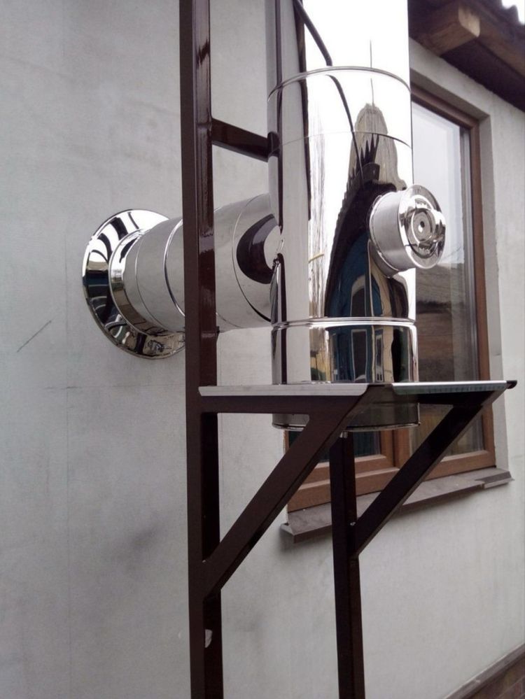 Horn de inox termo Coș de fum izolat diametru 120-250