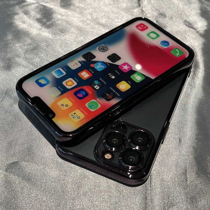 Прозрачен Кейс SmartDevil за iPhone 14/13 Pro Max  с Метално Покритие